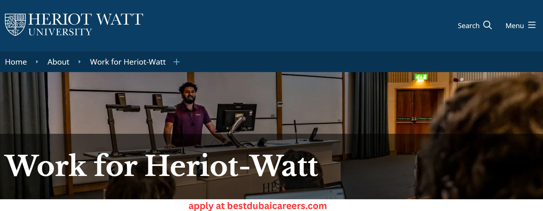 Heriot Watt University jobs in Dubai