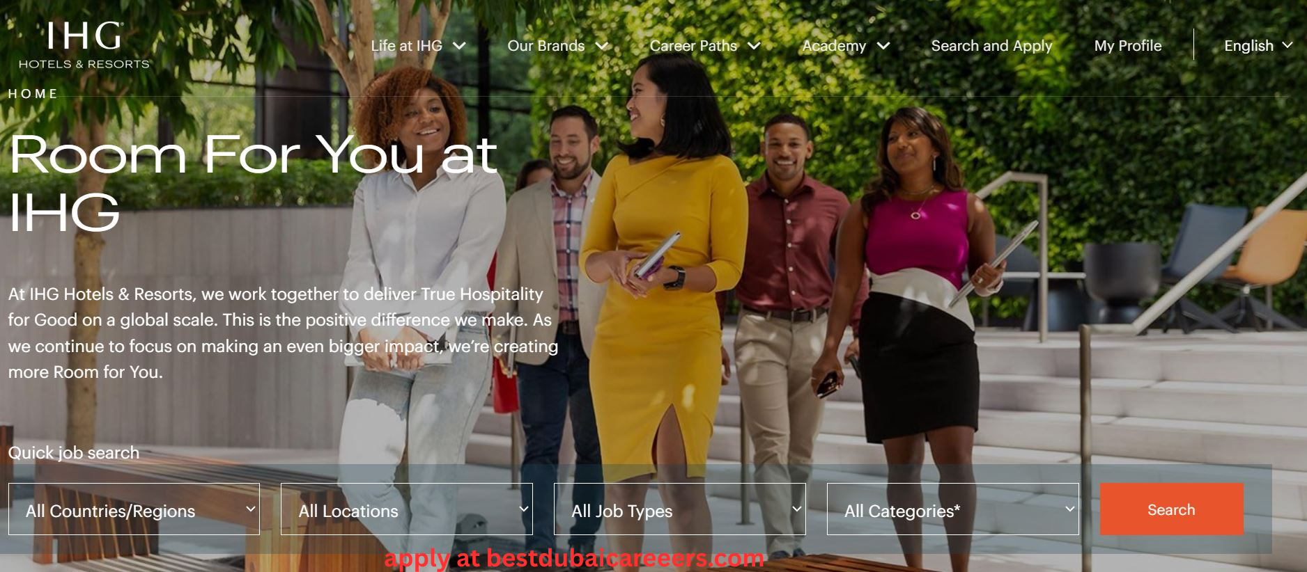 InterContinental Hotels Group careers